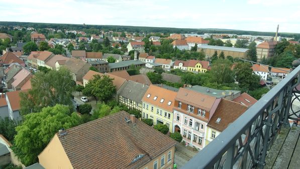 Beelitz Panorama Kirchturm